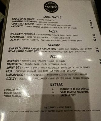 Menu photo 1 Pizzeria Bianco Phoenix, AZ Menu photo 1 Pizzeria Bianco Phoenix, AZ