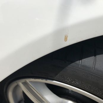 Miami's Auto Spa - Dirt left on front fender, there were multiple spots like this one left throughout the whole car. - Car Wash Near Me - Torrance, California Miami's Auto Spa - Dirt left on front fender, there were multiple spots like this one left throughout the whole car. - Car Wash Near Me - Torrance, California