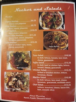 Menu photo 2 El Corral Restaurant Eldorado, TX
