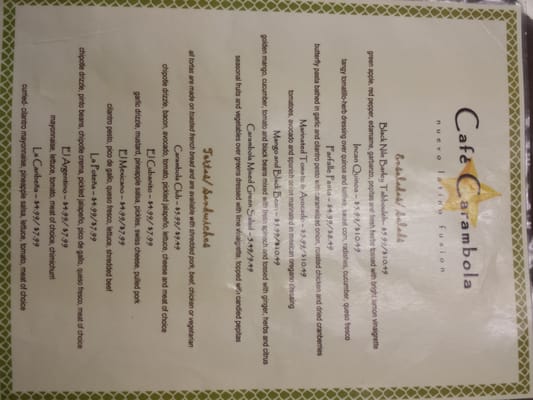 Menu photo 8 Cafe Carambola Coeur d'Alene, ID Menu photo 8 Cafe Carambola Coeur d'Alene, ID