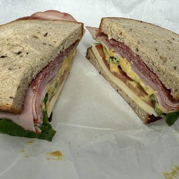 L'chayim Delicatessen - Tripoli (salami, ham, turkey with provolone) on rye - Delis Near Me - Glen Arbor, Michigan L'chayim Delicatessen - Tripoli (salami, ham, turkey with provolone) on rye - Delis Near Me - Glen Arbor, Michigan