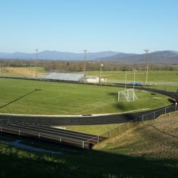 Page County of Page County High School - This track has a beautiful view.