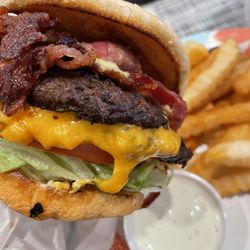 Super Burger Drive In - Double Bacon Cheeseburger