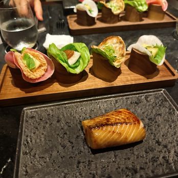 Muje - Asian Wraps (with short rib substituted with fish) - Asian Fusion Near Me - New York, New York Muje - Asian Wraps (with short rib substituted with fish) - Asian Fusion Near Me - New York, New York