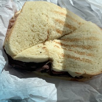 Old Grist Mill - French Dip sandwich. It does come with a cup of au jus as a side. - Bagels Near Me - Smithfield, Utah