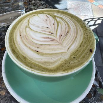 Cafe Flora - Vegan smores matcha - Vegetarian Near Me - Seattle, Washington