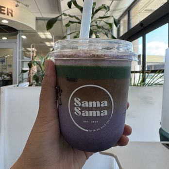 Sama Sama - Ube Latte - Bubble Tea Near Me - Pearl City, Hawaii