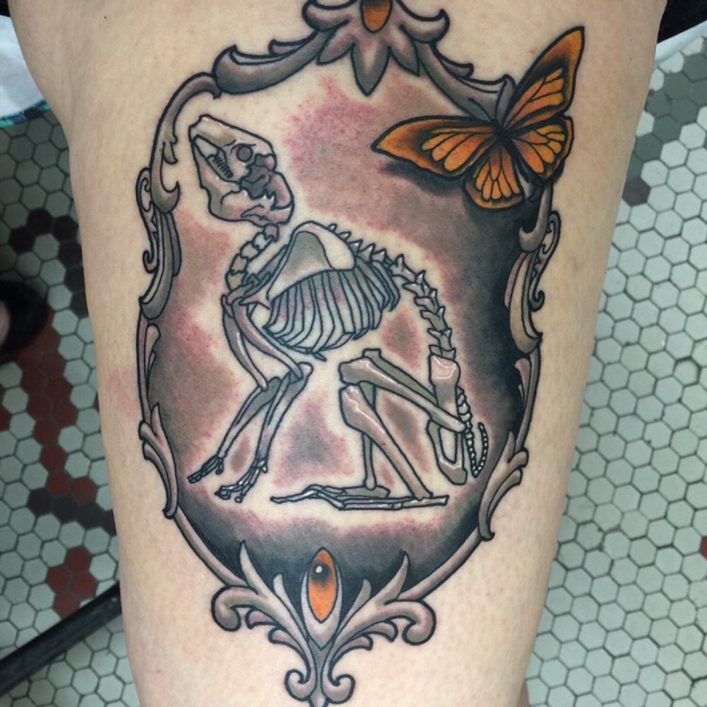 My beautiful tattoo from David Boggins at American Crow Tattoo.