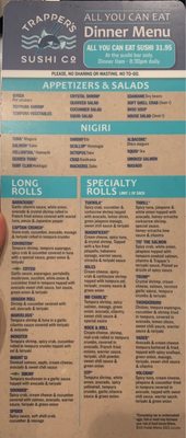 Menu photo 8 Trapper's Sushi Avondale, AZ