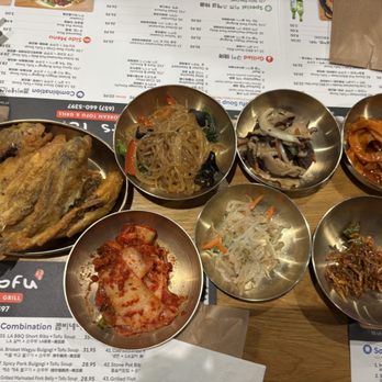 Its Tofu - Banchan side dishes. Fried fish! - Korean Near Me - Irvine, California Its Tofu - Banchan side dishes. Fried fish! - Korean Near Me - Irvine, California