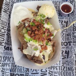 Loaded brisket potato Loaded brisket potato