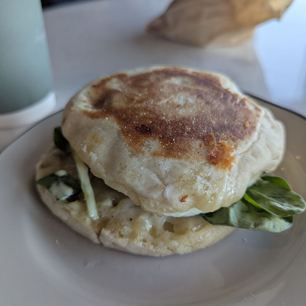 English muffin breakfast sandwich English muffin breakfast sandwich