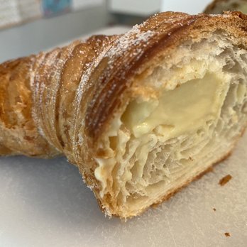 Petit Pierre Bakery - Custard filled croissant  delicious - Bakeries Near Me - Seattle, Washington