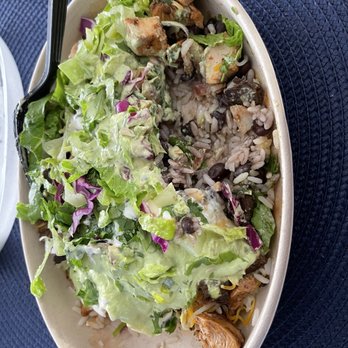Guac Time - Honey Chicken Burrito Bowl - Halal Near Me - Hicksville, New York
