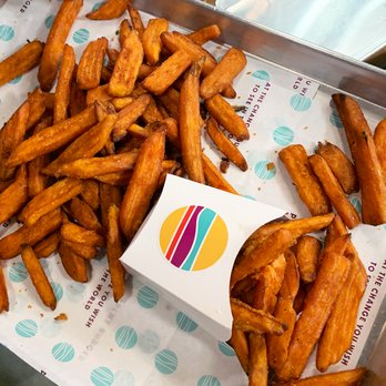 PLNT Burger - Sweet Potato Fries (5/5 NOMs) - Vegan Near Me - Silver Spring, Maryland PLNT Burger - Sweet Potato Fries (5/5 NOMs) - Vegan Near Me - Silver Spring, Maryland