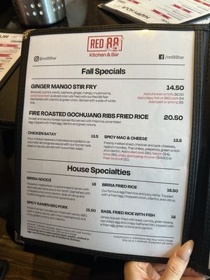 Menu photo 3 Red 88 - Davis Davis, CA