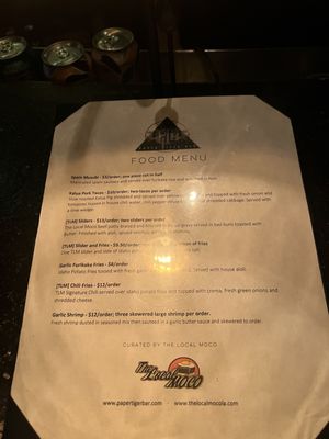 Menu photo 2 Paper Tiger Bar Los Angeles, CA Menu photo 2 Paper Tiger Bar Los Angeles, CA