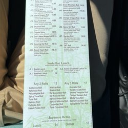Bamboo Gardens - Menu