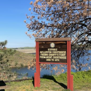 Millerton Lake State Recreation Area - Millerton SRA Courthouse Sign - Lakes Near Me - Friant, California Millerton Lake State Recreation Area - Millerton SRA Courthouse Sign - Lakes Near Me - Friant, California