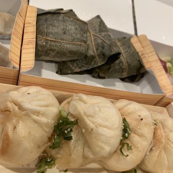 SAGA Kitchen - Lotus leaf w/ sticky rice and pan fried buns - Dim Sum Near Me - Alameda, California SAGA Kitchen - Lotus leaf w/ sticky rice and pan fried buns - Dim Sum Near Me - Alameda, California