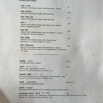 The Keep Coffee - Menu (March 2026) - Bakeries Near Me - San Diego, California The Keep Coffee - Menu (March 2026) - Bakeries Near Me - San Diego, California