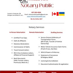 Reliance Notary Public