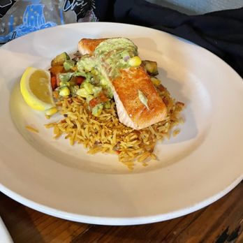 This Little Pig - Salmon with avocado crema - Pizza Near Me - Clarence, New York This Little Pig - Salmon with avocado crema - Pizza Near Me - Clarence, New York