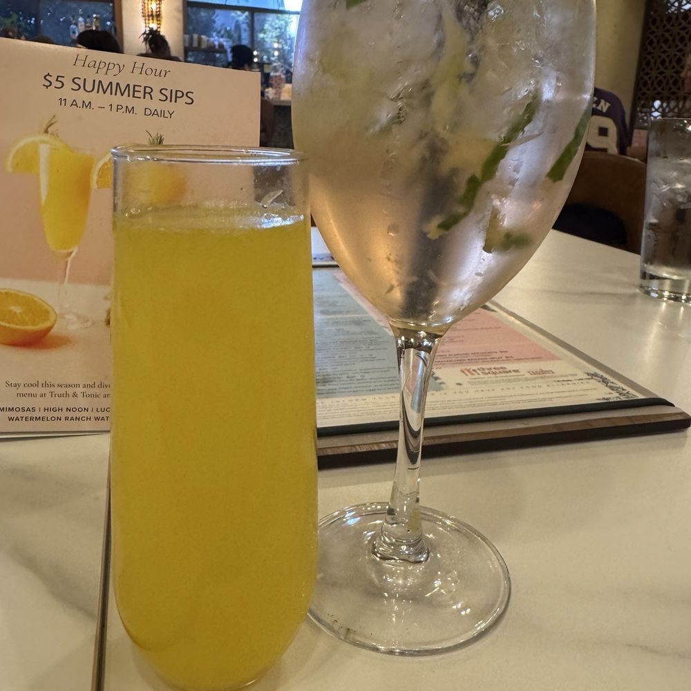 Truth & Tonic - Mimosa and Watermelon Ranch Water - Breakfast & Brunch Near Me - Las Vegas, Nevada Truth & Tonic - Mimosa and Watermelon Ranch Water - Breakfast & Brunch Near Me - Las Vegas, Nevada