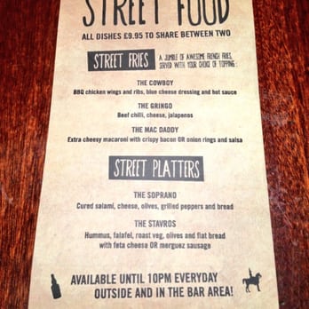 Sloans - Street Food Sharing Menu - Bars Near Me - Glasgow, GLG Sloans - Street Food Sharing Menu - Bars Near Me - Glasgow, GLG