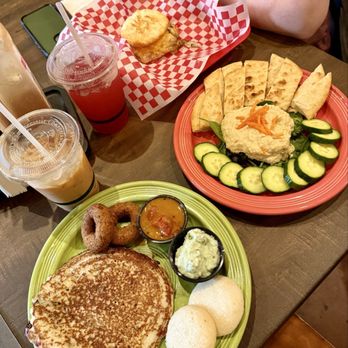 Gold Lion Community Cafe - Hummus plate, egg & biscuit, Thali breakfast sampler - Cafes Near Me - Richmond, Virginia Gold Lion Community Cafe - Hummus plate, egg & biscuit, Thali breakfast sampler - Cafes Near Me - Richmond, Virginia