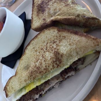 Morning Fork - Mf'n Breakfast Sandwich with Chicken Sausage - Breakfast & Brunch Near Me - Louisville, Kentucky Morning Fork - Mf'n Breakfast Sandwich with Chicken Sausage - Breakfast & Brunch Near Me - Louisville, Kentucky