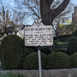 Site of Black's Fort Historical Marker - Site of Black's Fort Historical Marker