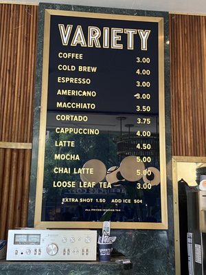 Menu photo 3 Variety Coffee Roasters New York, NY Menu photo 3 Variety Coffee Roasters New York, NY