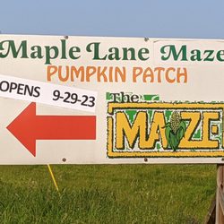 Maple Lane Farms & Corn Maze - Open weekends 9/29/2023 -- 10/31/2023.  Haunted nightly 10/20-10/31.