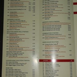 Scent Restaurant - Takeaway menu
