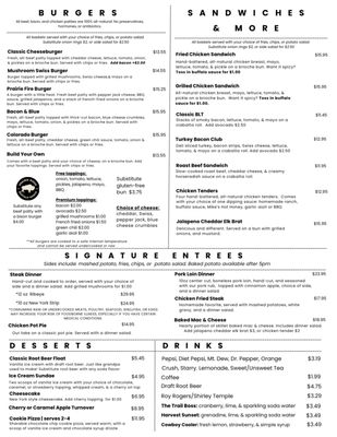Menu photo 5 South Side Restaurant & Bar Limon, CO Menu photo 5 South Side Restaurant & Bar Limon, CO