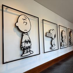 Charles M Schulz Museum & Research Center - Artwork at the entrance