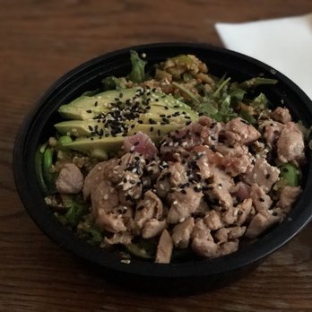 Carrot Express - Tuna poke bowl! (Tuna is way over cooked ) - Juice Bars & Smoothies Near Me - Miami Beach, Florida Carrot Express - Tuna poke bowl! (Tuna is way over cooked ) - Juice Bars & Smoothies Near Me - Miami Beach, Florida