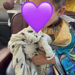 Golden Edge Barbershop - My son was in tears at this point.