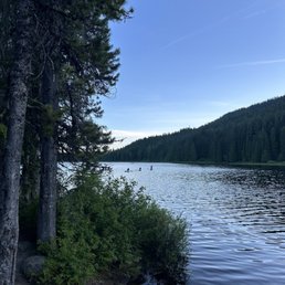 The view from paddle board