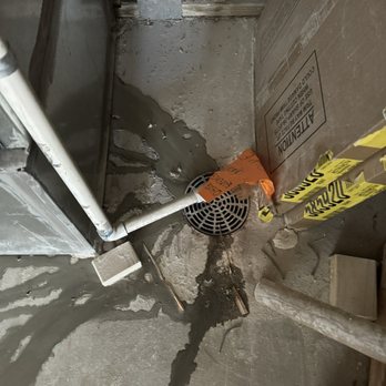 Moreno Brothers Construction - Gyp Crete blowing down the drains on the main floor - General Contractors Near Me - Midvale, Utah Moreno Brothers Construction - Gyp Crete blowing down the drains on the main floor - General Contractors Near Me - Midvale, Utah