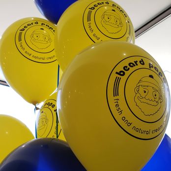 Beard Papa's - Celebratory ballon from opening day. - Desserts Near Me - Denver, Colorado Beard Papa's - Celebratory ballon from opening day. - Desserts Near Me - Denver, Colorado