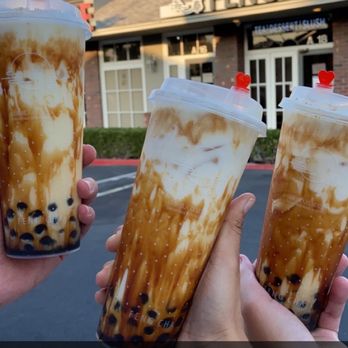 Feng Cha Teahouse - Dirty Boba Drinks - Bubble Tea Near Me - Costa Mesa, California