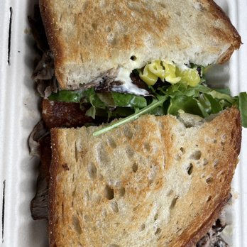 Barrow Food House - (To go) Horseradish Crusted Roast Beef Sandwich @ Barrow Food House - New American Near Me - Riverhead, New York Barrow Food House - (To go) Horseradish Crusted Roast Beef Sandwich @ Barrow Food House - New American Near Me - Riverhead, New York