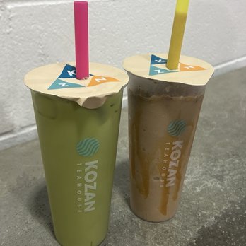 Kozan Tea House - Mango Matcha and Banana Nola - Desserts Near Me - Ontario, California Kozan Tea House - Mango Matcha and Banana Nola - Desserts Near Me - Ontario, California