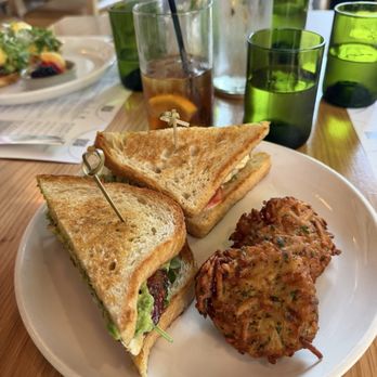 Sixty Vines - Club Sandwich with Hashbrown - New American Near Me - The Woodlands, Texas Sixty Vines - Club Sandwich with Hashbrown - New American Near Me - The Woodlands, Texas