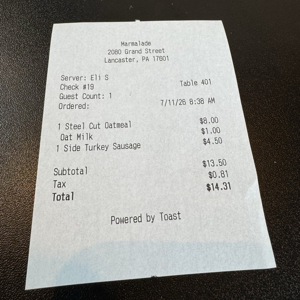 Marmalade - Breakfast & Brunch Near Me - Lancaster, Pennsylvania