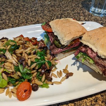 GrillTime - Steak sandwich with orzo salad, $16.95 - Meat Shops Near Me - Toronto, Ontario GrillTime - Steak sandwich with orzo salad, $16.95 - Meat Shops Near Me - Toronto, Ontario