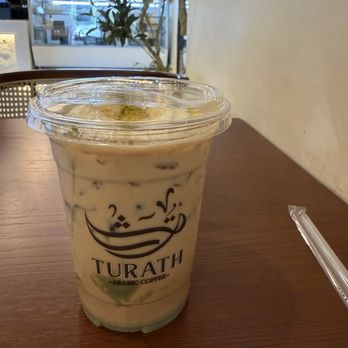 Turath Coffee - knafeh latte - Coffee & Tea Near Me - Overland Park, Kansas