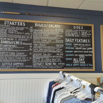 Chula Seafood - 2025 Menu, notice the super high prices for the salads. - Poke Near Me - Scottsdale, Arizona